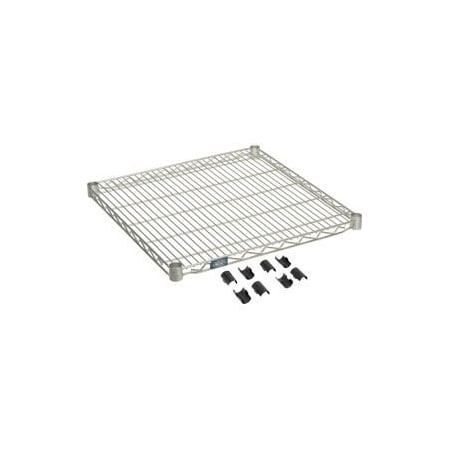 Global Equipment Nexel    S2424Z Poly-Z-Brite    Wire Shelf 24"W x 24"D 188713Z